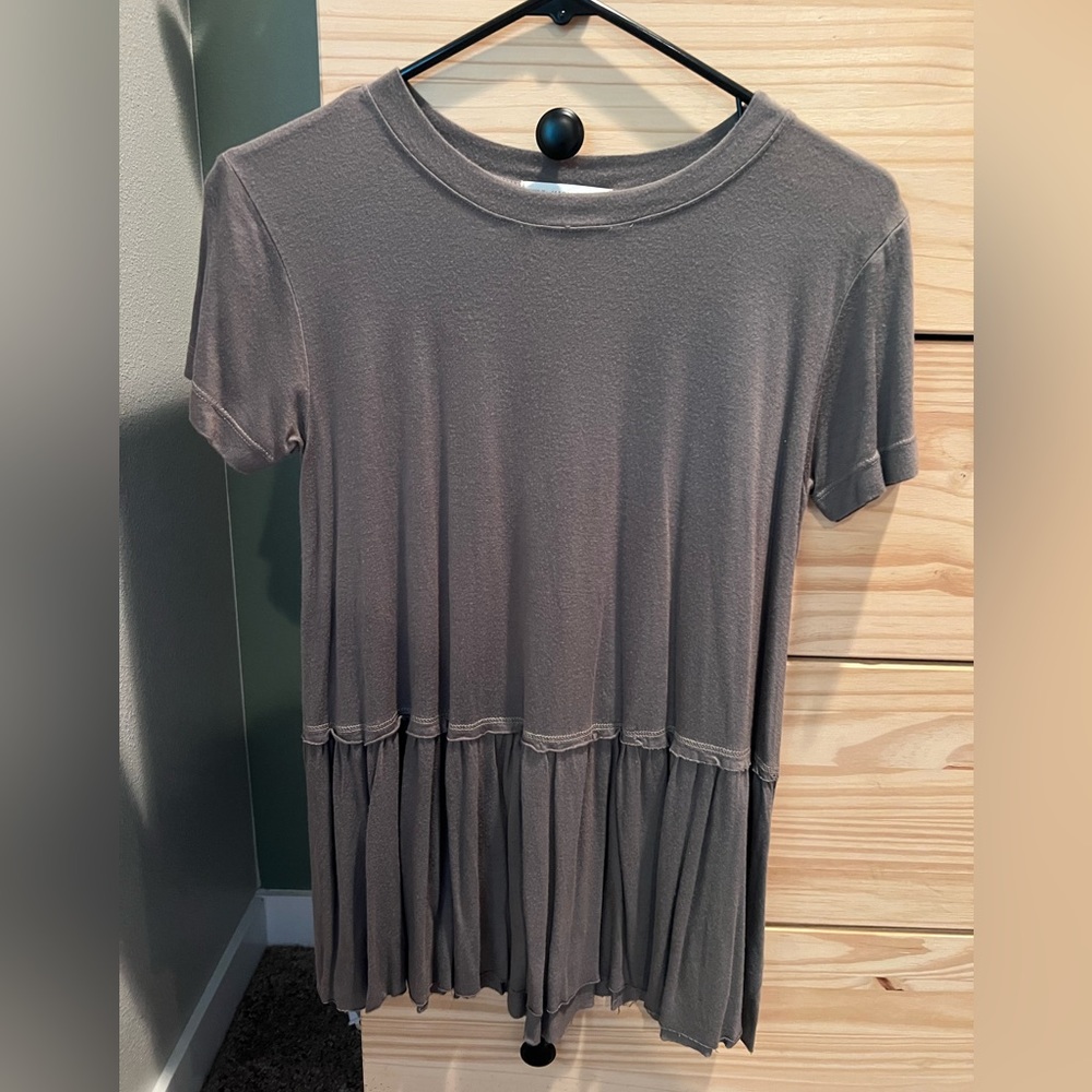 Urban outfitters peplum style tee